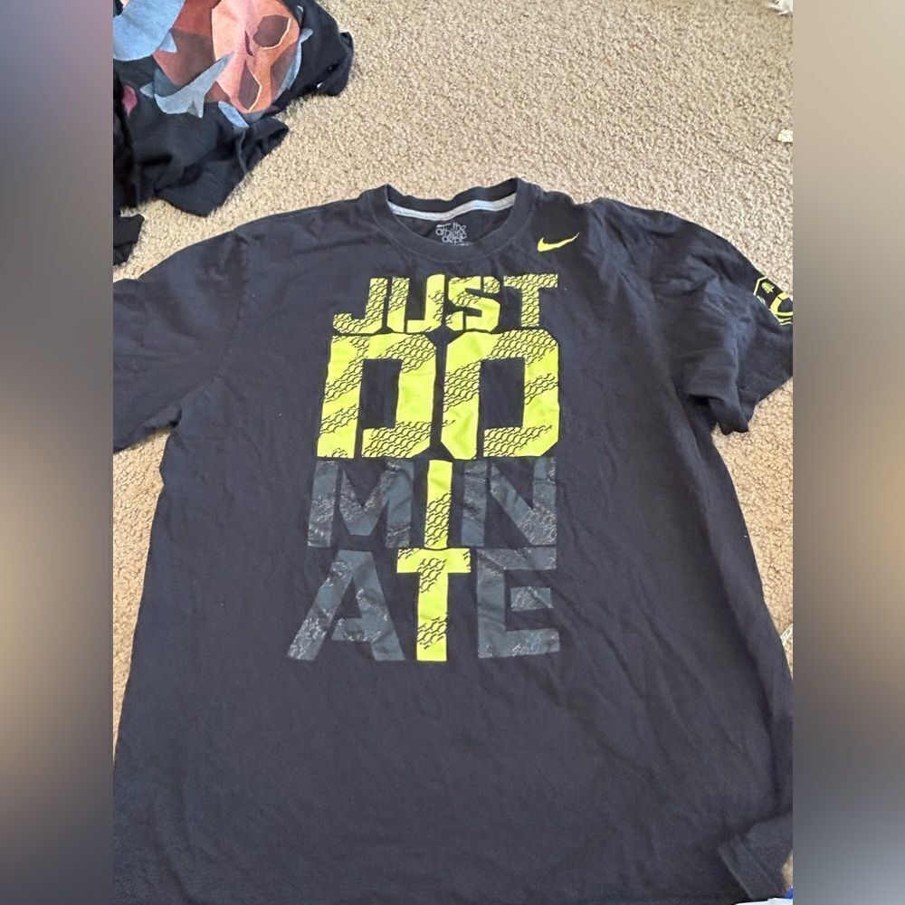 Nike Just Do It Dominate Football Tshirt